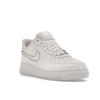 Nike Air Force 1 07 Piggdekorert Swoosh Damesneakers Hvit Metallisk-Sølv Platinatone FQ8887-100