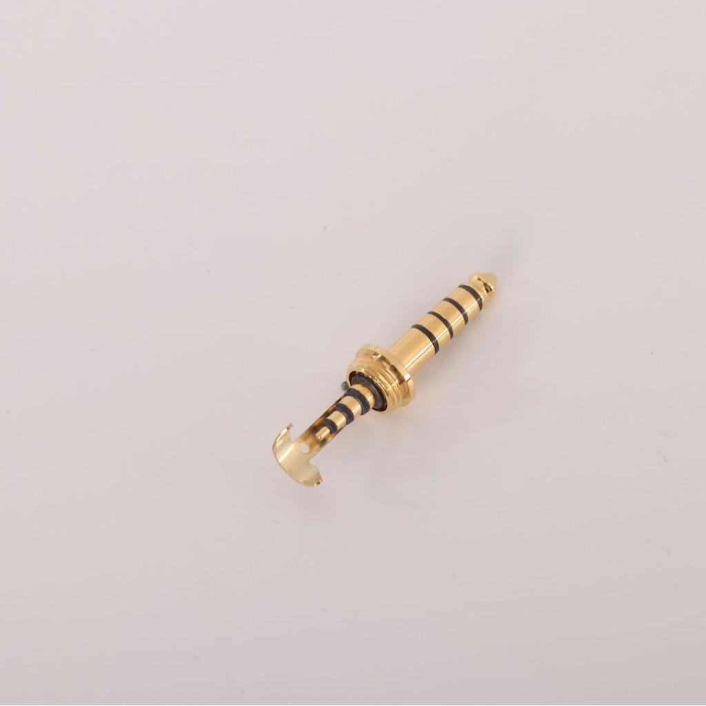 LCP High-Temp Durable 4-Pin Male Connector Plug, Gold Plated, M8*0.75 Thread