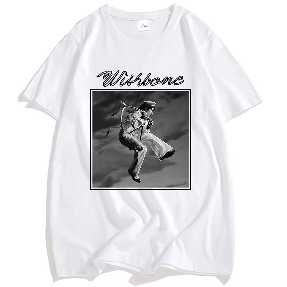 Wishbone Conan Gray T-shirt Summer Casual 2026 Album Tshirts Cotton Short Sleeve Unisex Streetwear Oversized Tshirt Short Sleeve Casual Clothing