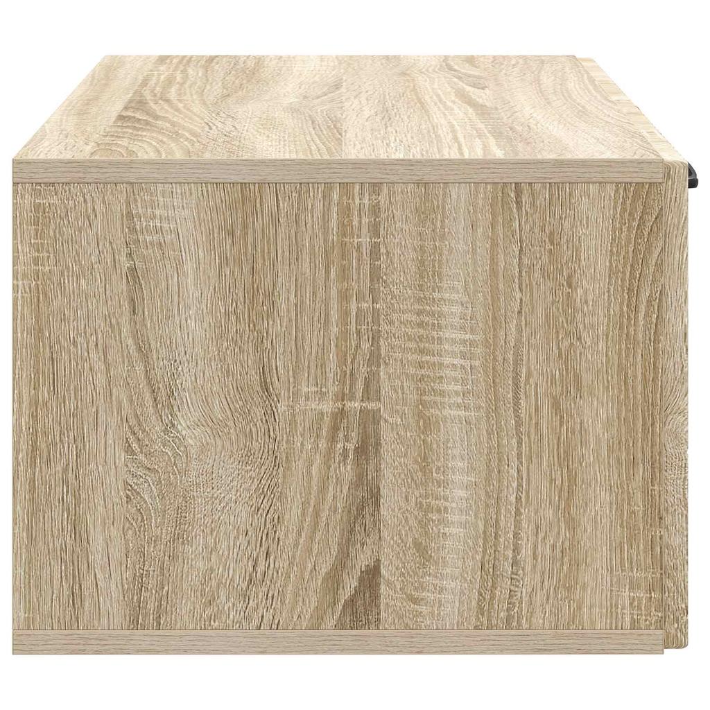Wall Mounted TV Cabinet in Sonoma Oak 59.5 x 41 x 30 cm
