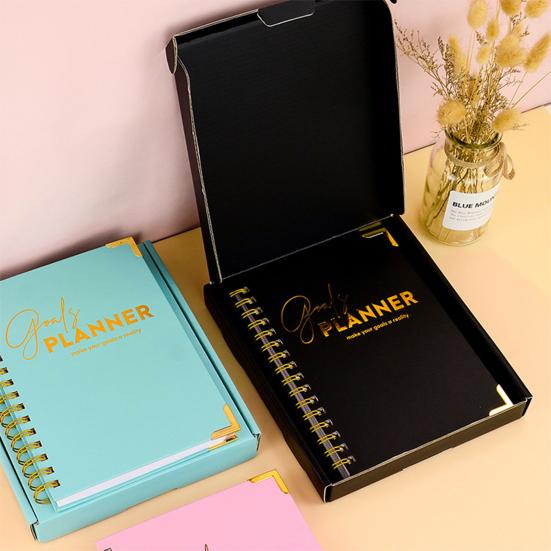 2026 Weekly Planner Notebook Spiral Bound Goal Journal with Elegant Cover Goal Setting & Task Tracking Portable Student Diary Organizer
