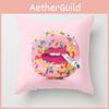 Charming Polyester Cartoon Animal Pillow Cover For Colorful Sofa And Room Decor