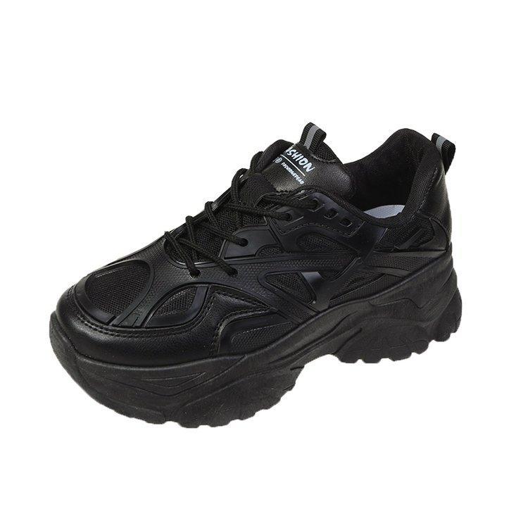 Thick Bottom Sneaker Women's Autumn New Mesh Breathable Lightweight Dad Shoes Women's Thick Bottom Women's Casual Shoes