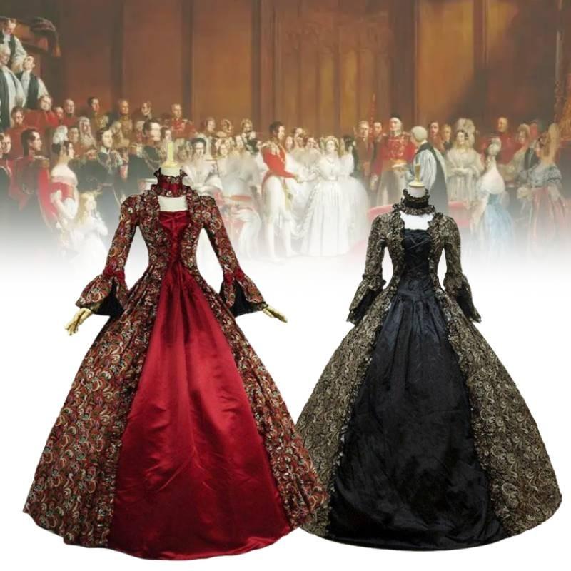 Stunning Victorian Style Party Dress For Women In Multiple Vibrant Colors