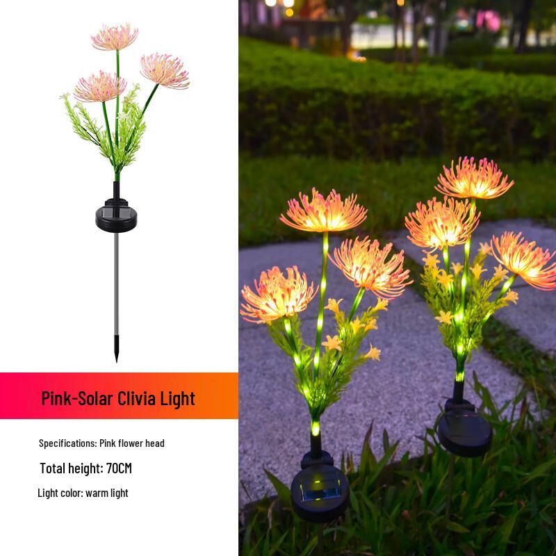 HEIXIE Solar LED Lycoris Radiata Flower Lights