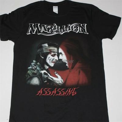 Marillion Assassing Progressive Rock Fish Pendragon New Black T Shirt New 2019 Fashion Mens T-Shirts