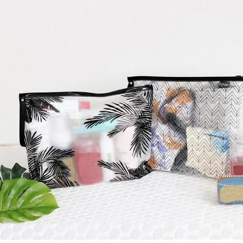 3 Size PVC Clear Pencil Bags Makeup Pouch Zipper Toiletry Holder Pencil Pen Case Cosmetic Bag Small Paper Envelope Pen Bag