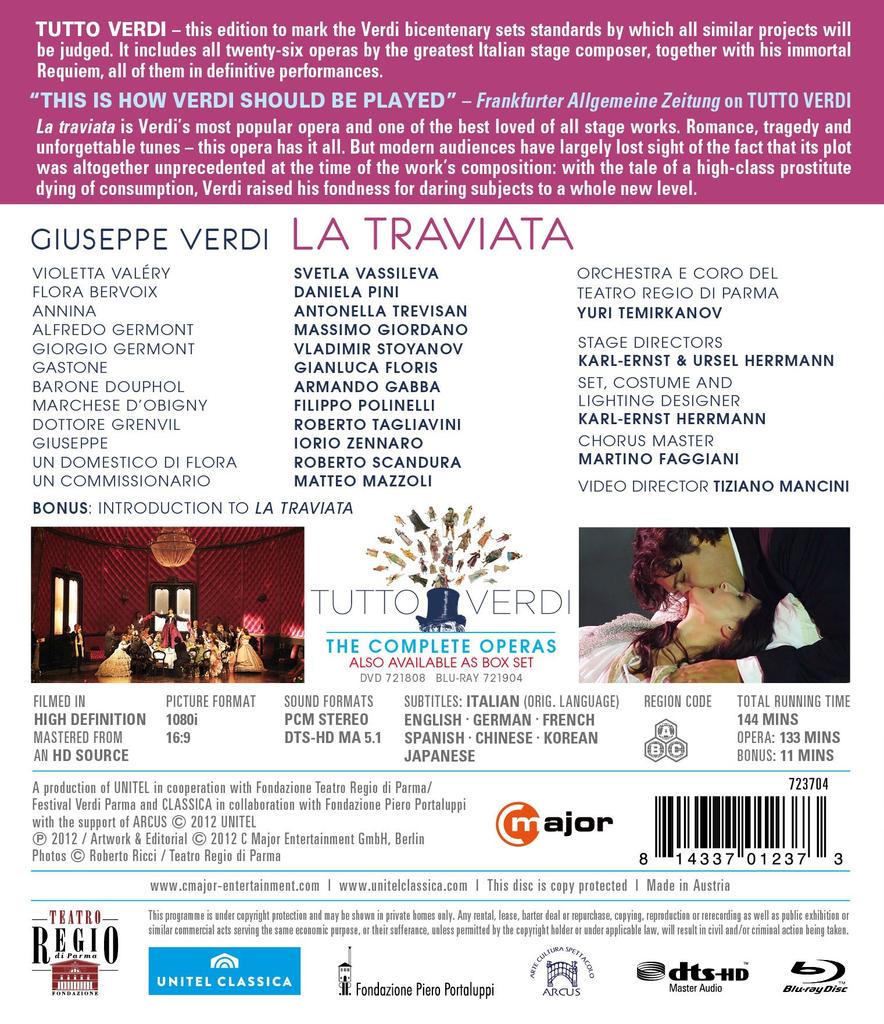 La Traviata [Blu-ray]