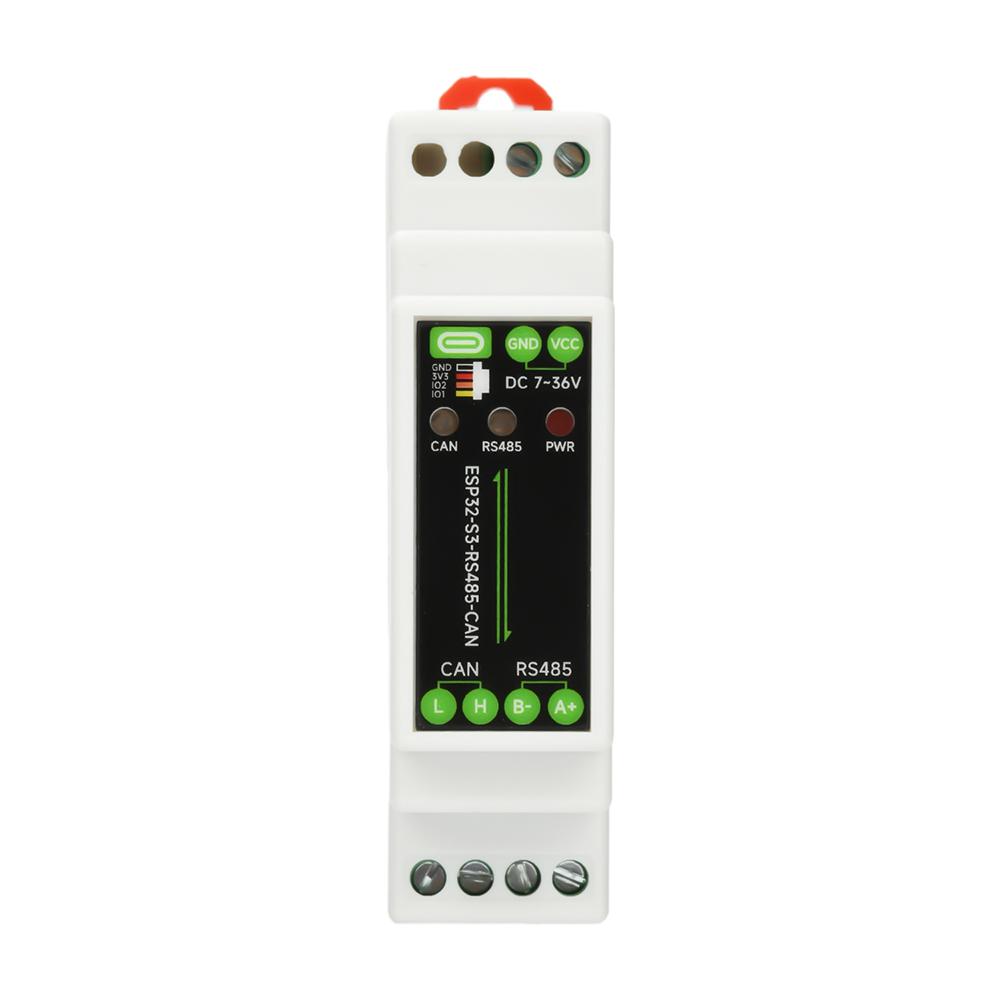 ESP32-S3 RS485 CAN Industrial Control Board with 1 Channel Relay WiFi Bluetooth Type-C Interface for IoT Projects