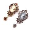 1PC Queen Rhinestone Boutonniere Vintage Fashion Accessories Brooch Pin Christmas Gift Jewelry