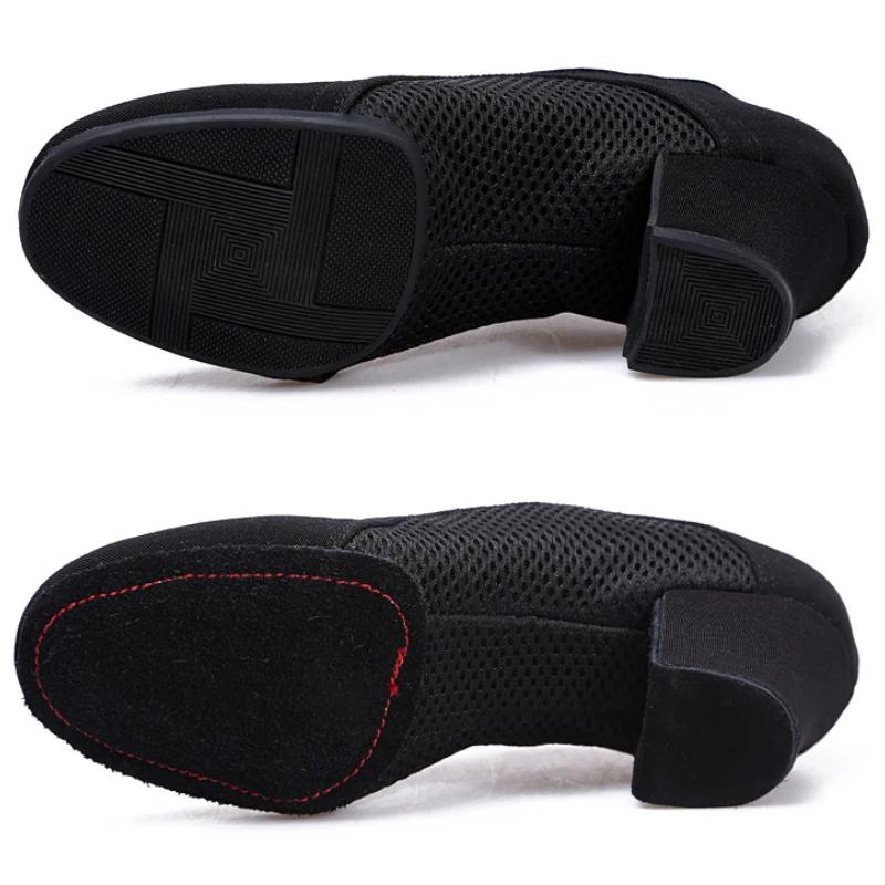  Latin Dance Shoes Jazz Ballroom Dancing Shoe Woman High Heels Children Training Modern Tango Women Sneakers Female ballet