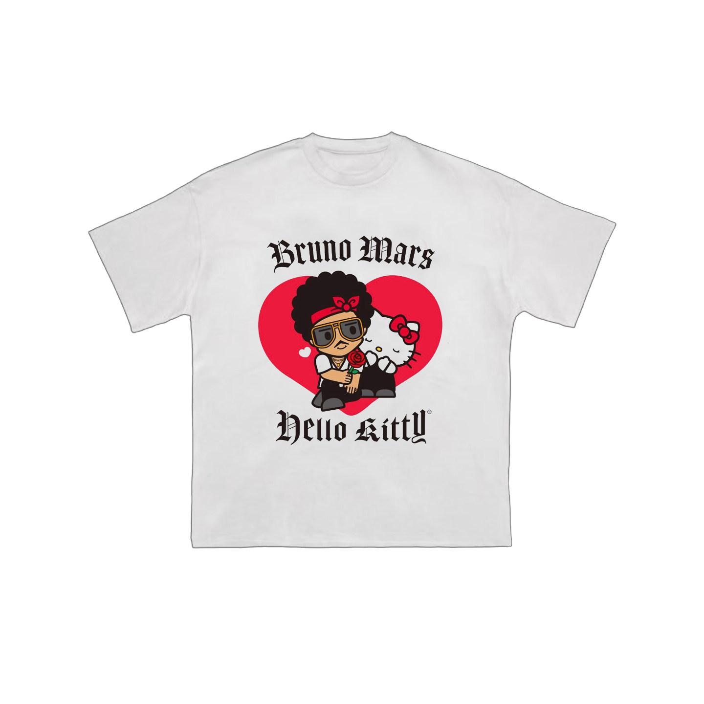 

Latest Hello Kitty Crewneck Shortsleeved Tshirt for Concerts Loose Fit for Both Men and Women Aesthetic Clothes T Shirt S