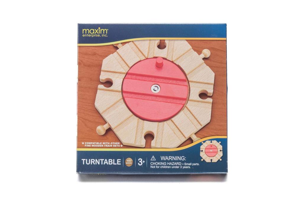Maxim Wooden Rail Set Series Vehicle Turntable