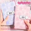 Password Lock Savings Wallet Notebook Waterproof Design Budget Planner Pockets  Girls Use