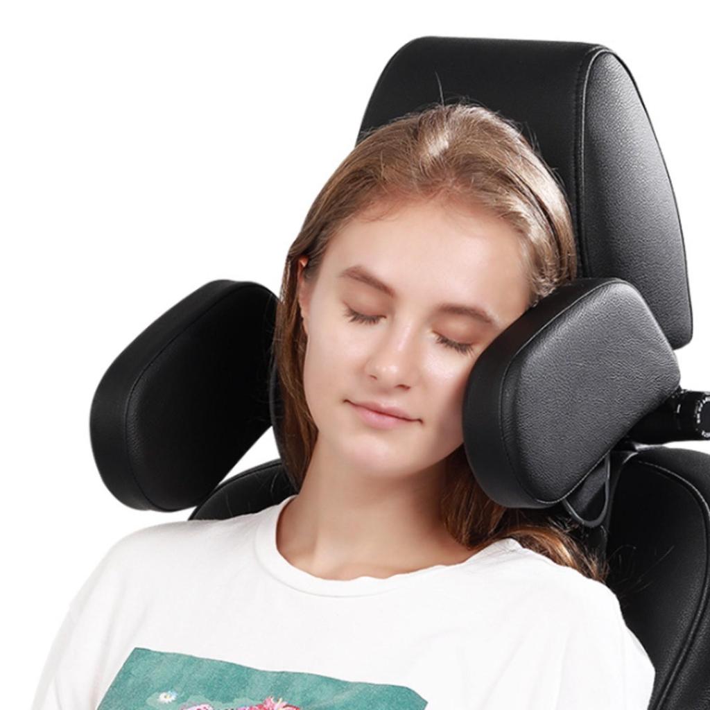Neck Support Pillow Padded Headrest with Adjustable Bar Easy to Install for