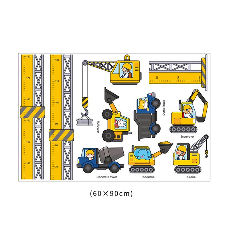 Cartoon Animals Height Measure Wall Sticker Dinosaur Panda Wall Sticker For Kids Room Nursery Child Growth Ruler Growth Chart