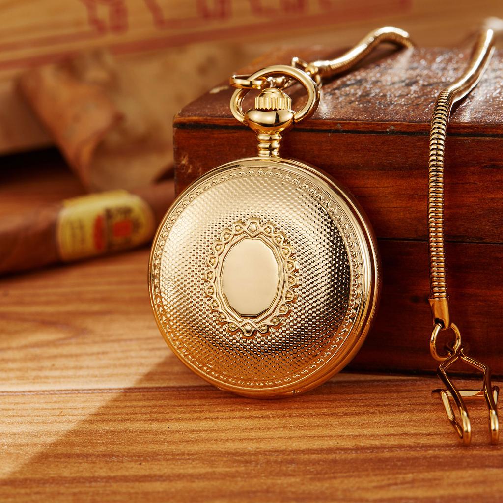 Fully Automatic Movement  Mechanical Pocket Watch Retro, Male and Female Student Pocket Watch