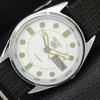5 AUTOMATIC VINTAGE REFURBISHED JAPAN MENS WHITE DIAL WATCH A444205-1