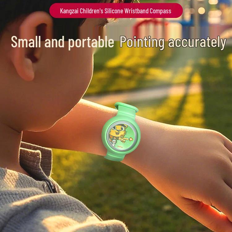 Children s Bracelet Toy Compass for Science and Math Classes Kang Cartoon Bracelet - White