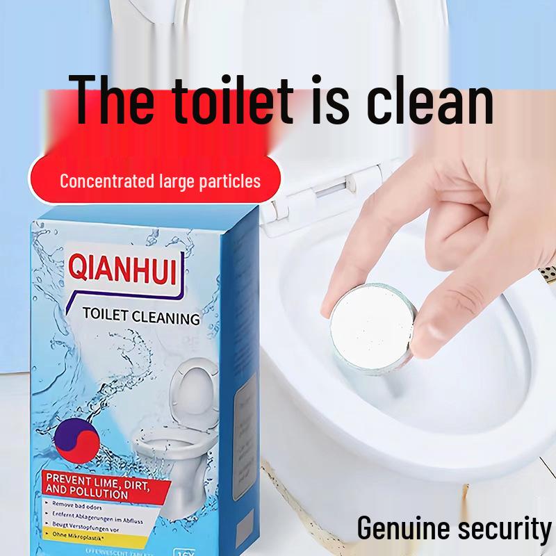 Effervescent Toilet Cleaner Tablets - Powerful Deodorizing & Cleaning Bubble Balls