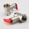 Electric Water Heater Pressure Relief Valves Coppers Safety Valves 0.75mpa Relief Pressure Maintaining Valves Easy to Use