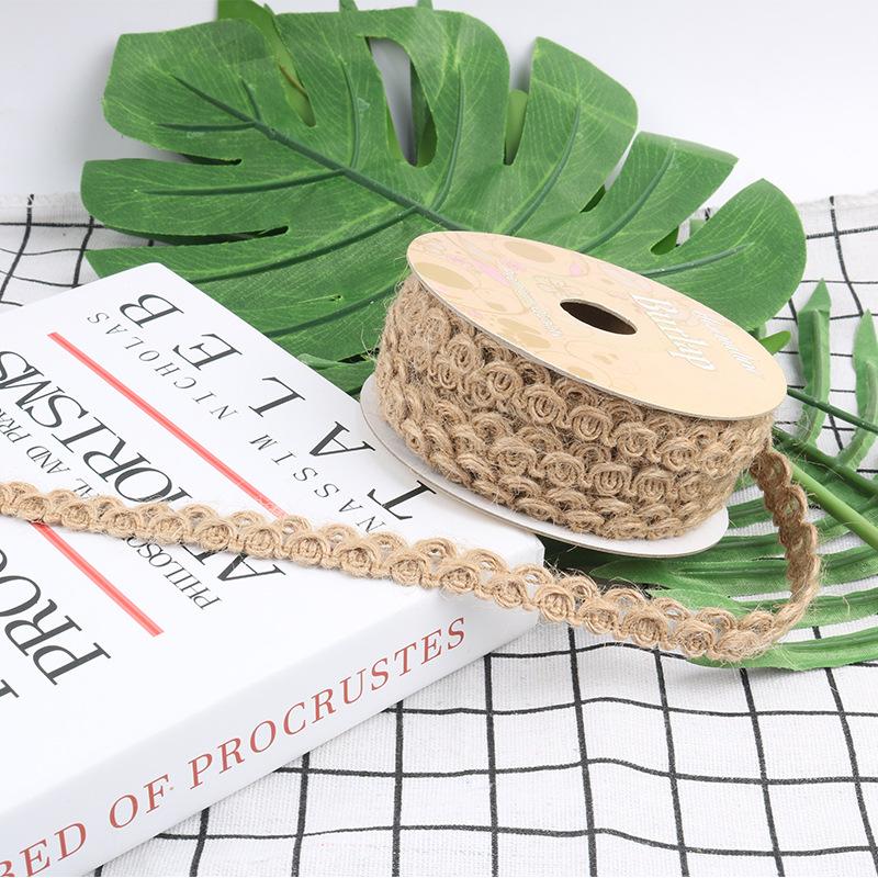 Zakka Handmade Hemp Rope, Pure Hemp Woven Decoration, Natural Jute Retro Mori Rope