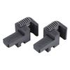 2Pcs Nozzle Wiper Fit for Bambu Lab P2S 3D Printer Aluminum Alloy Base 4Pcs Silicone Brushes High Temperature Resisting