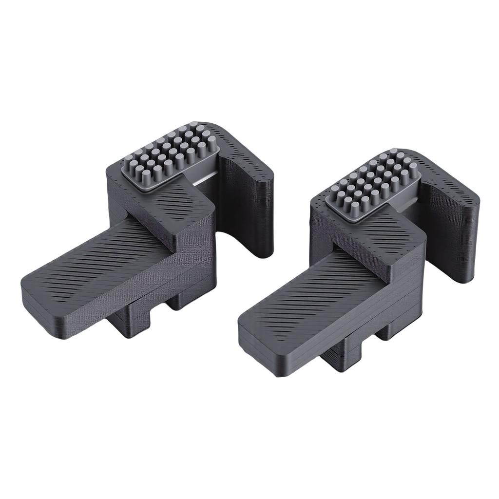2Pcs Nozzle Wiper Fit for Bambu Lab P2S 3D Printer Aluminum Alloy Base 4Pcs Silicone Brushes High Temperature Resisting