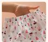 Sommer-Leggings und Pyjamashorts für Mädchen mit Blumenmuster aus Bambus-Baumwolle