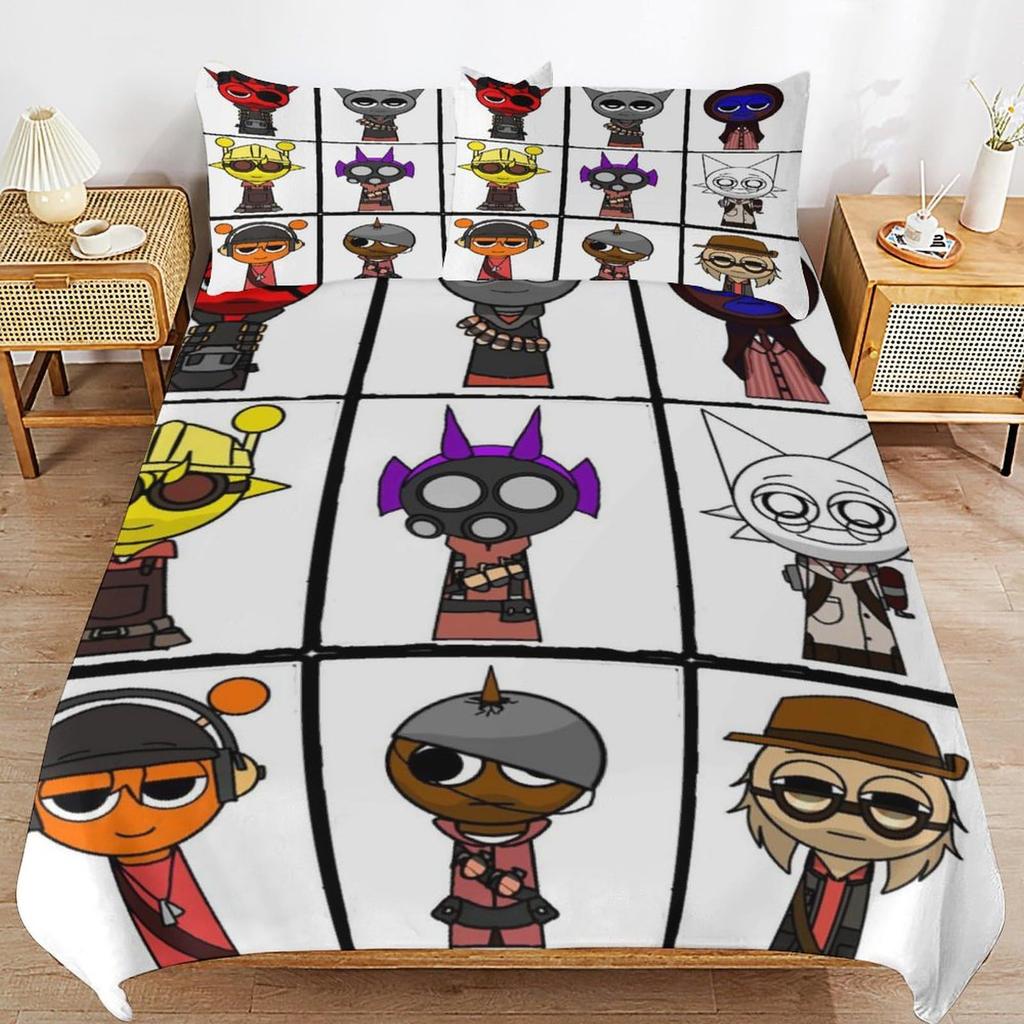 Game Rhythm Box Duvet Set Children And Adolescents Bedroom Decoration Bedding Three-Piece Set