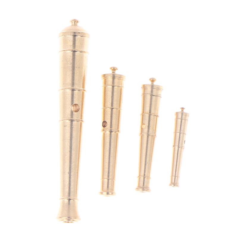 Ancient Ship Model Accessories High Quality Cnc Brass Cannons Sailboat Guns Fittings 4 Sizes Ship Model Ship Guns