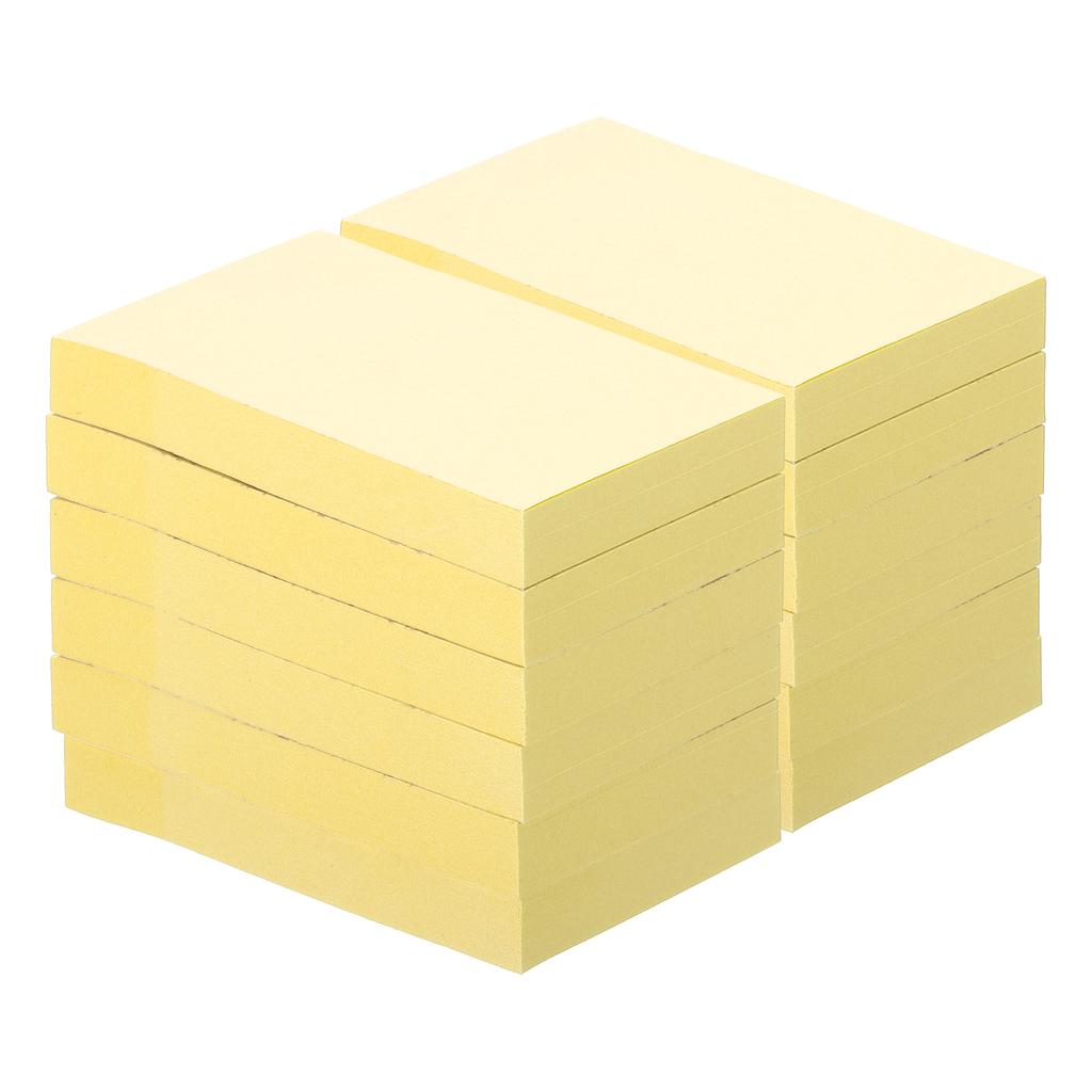 6/12 Pezzi 100 Fogli/Blocchetto Colore Vivace Post-it 2x3 Pollici Autoadesivo Blocchetti Memo Adesivi Post Memo Adesivi per Casa Ufficio Business
