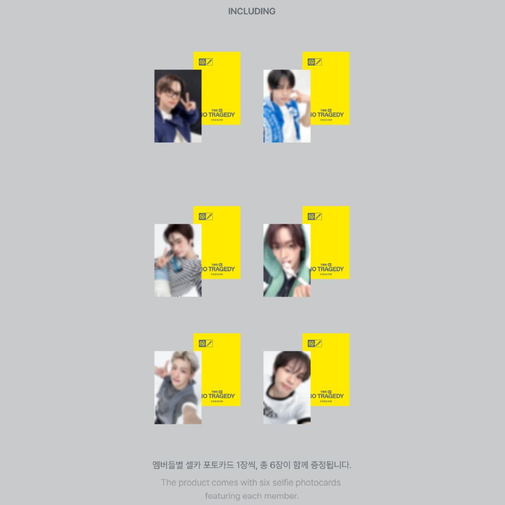 TWS 5th Mini Album NO TRAGEDY L/S T-shirt Set-up