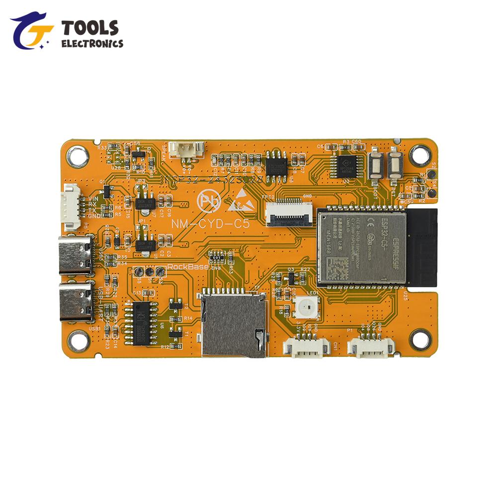 ESP32-C5 Development Board with 2.8 Inch Touch Screen WiFi 6 Dual Band BLE 5.3 IoT Board for Embedded AI Projects