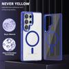 Ice Color Magnetic Suction Suitable for Samsung S25ULTRA Mobile Phone Case A17 High Quality High Transparency and No Yellowing A56 Anti Fall