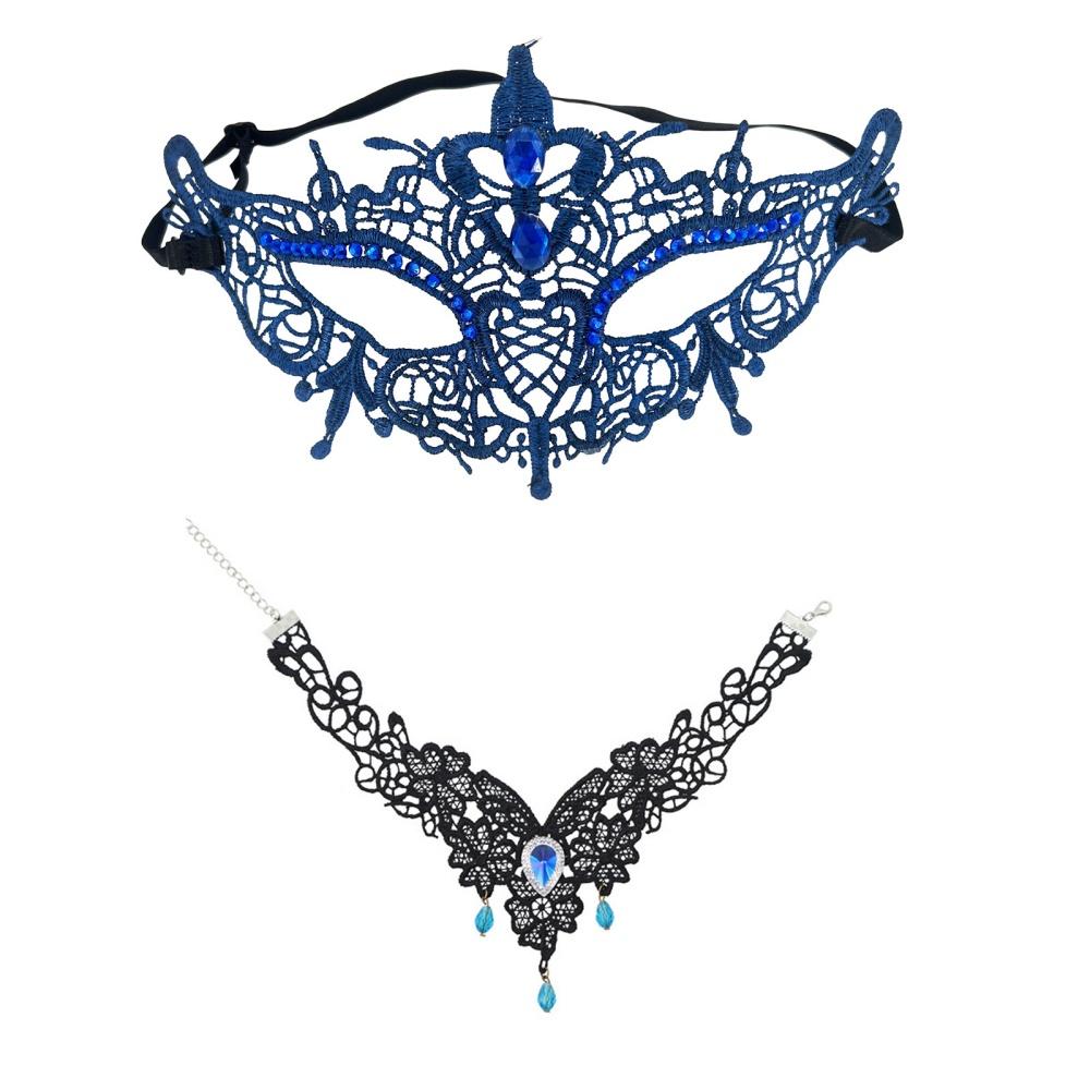 Couple Masquerade Masks Set Venetian Style Half Face Mask for Men Women Prince Gold Powder Painted Mask Princess Lace Mask