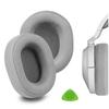 Geekria Comfort Cups for Corsair HS65 and HS55 Headphones Earpads/Ear (Protein Leather/Gray)