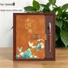 A5 Chinese Style Magnetic Buckle Diary & Notebook Gift Set