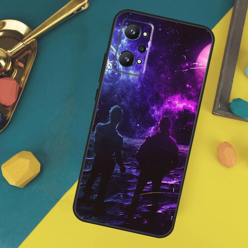 PNL QLF Rapper Singer Case For Realme C53 C55 C67 C61 C75 C51 C21Y C25S GT 6 6T 5 GT7 Pro 10 11 12 13 14 Pro Plus