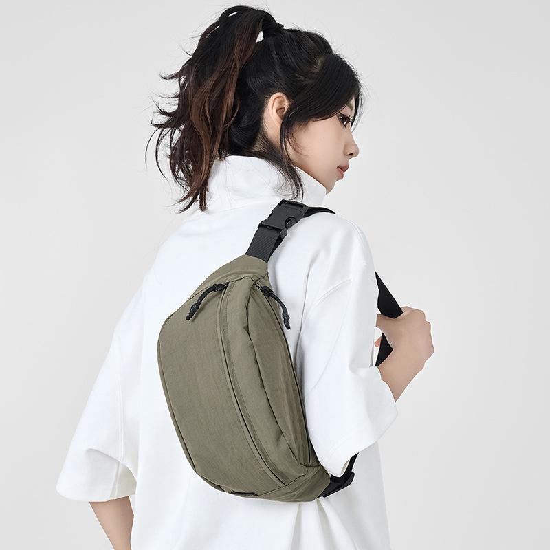 New Fashionable and Simple Chest Bag Women's Bag Niche Lightweight and Versatile Shoulder Bag Trendy and Stylish Waist Bag
