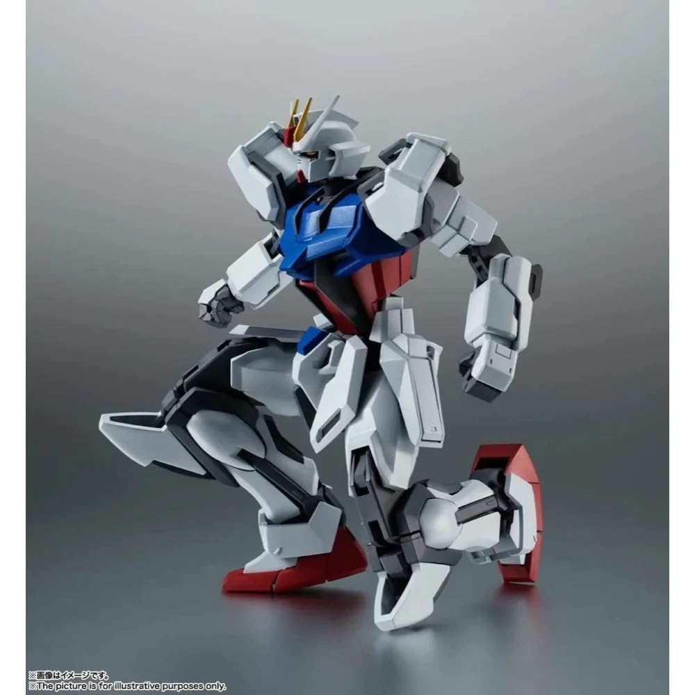 TAMASHII NATIONS Robot Spirits GAT-X105 Strike Gundam A.N.I.M.E. 125mm PVC ABS Painted Action Figure
