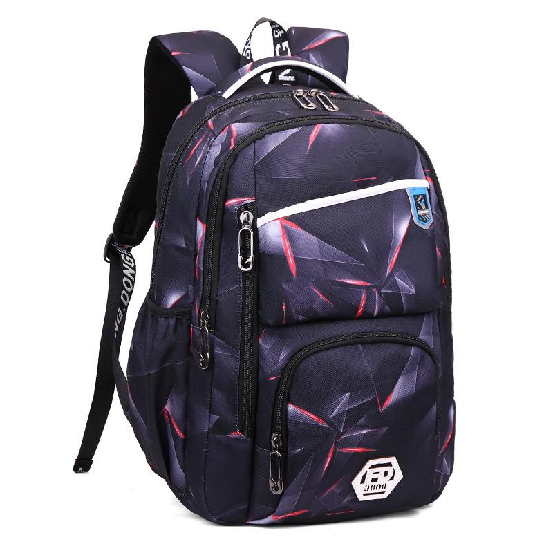 Men s Backpack, Men s Computer Bag, Large Capacity, Elementary and Junior High School Students Backpack, Junior High School Backpack