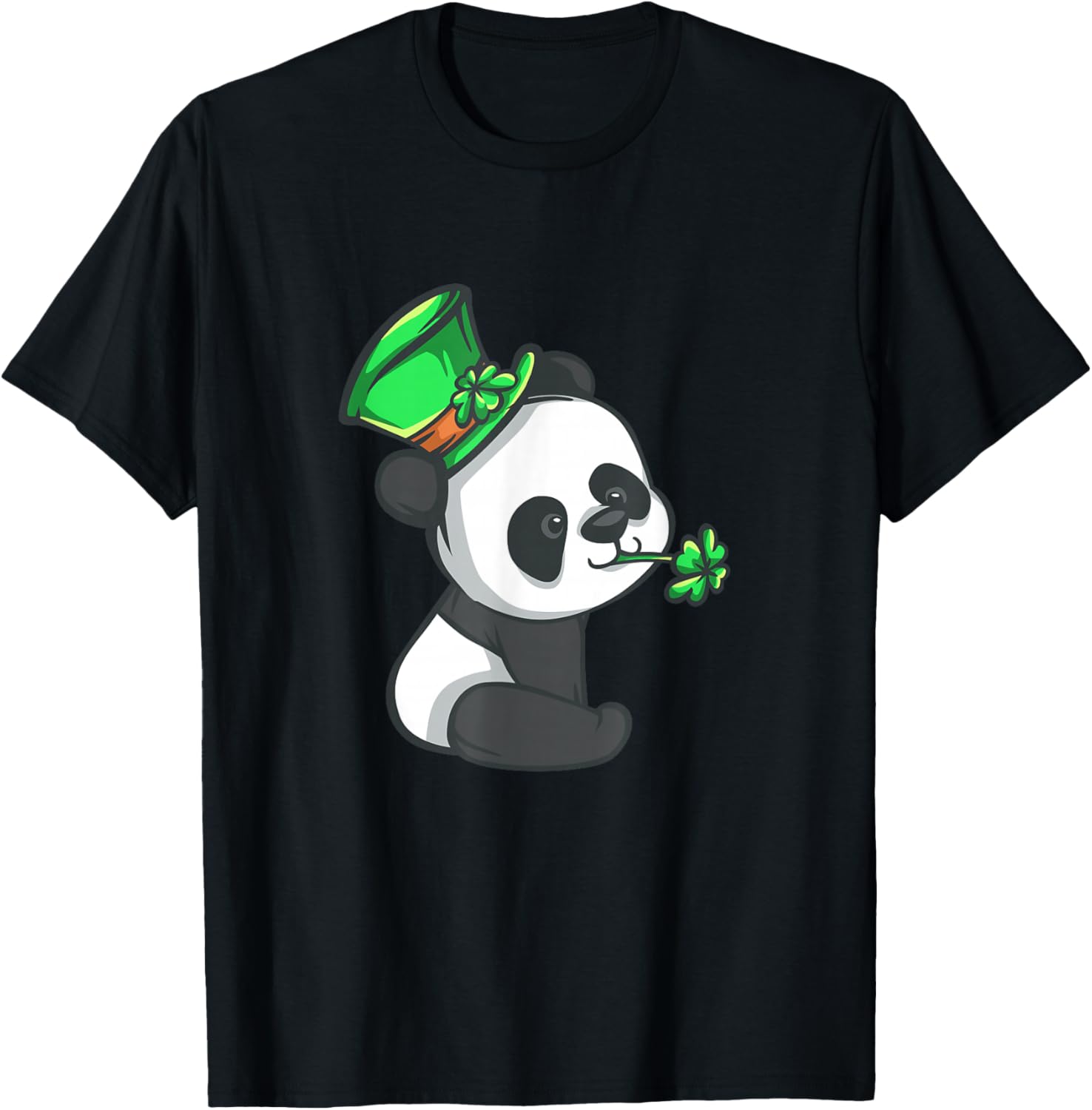 Мужская повседневная хлопковая футболка с коротким рукавом, графический принт: День святого Патрика, панда, лепрекон, трилистник 4XL