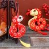1 PC 2025 New Year Of The Snake Chinese Zodiac Snake Doll Snake Prop Toy Souvenir Doll Plush Mascot Chinese New Year Decorations