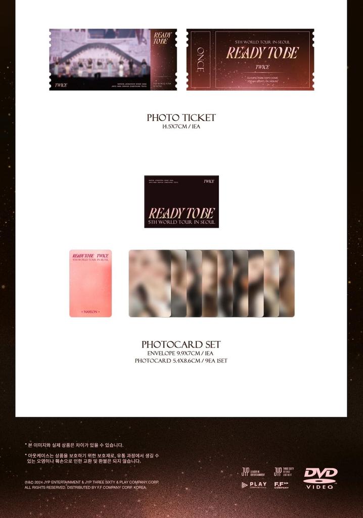 TWICE 5th World Tour To In Seoul DVD - [Ready Be] [Korean Edition]