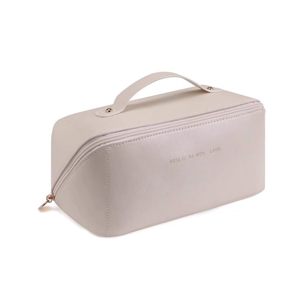 Portable Handheld Cosmetic Case Large Capacity Travel Toiletry Bag Pillow Makeup Bag  Travel