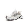 Leather thick-soled heightening casual shoes women's 25 spring and summer retro fashion sports dad shoes women's shoes children's versatile trend