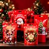 Christmas Candy Bags: Cartoon-themed Holiday Stand-Up Pouch Snack and Candy Gift Bags with Zipper Closure
