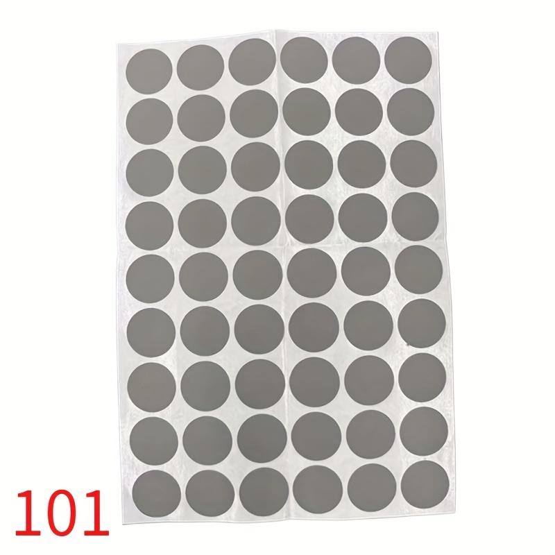 54 Pcs Furniture Screw Hole Cover Stickers - Self-Adhesive PVC Decorative Screw Cap Covers for Cabinet Shelf Repair