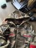 Felpa da donna con cappuccio Camo Retrò Streetwear - Cardigan Petite Vestibilità Larga